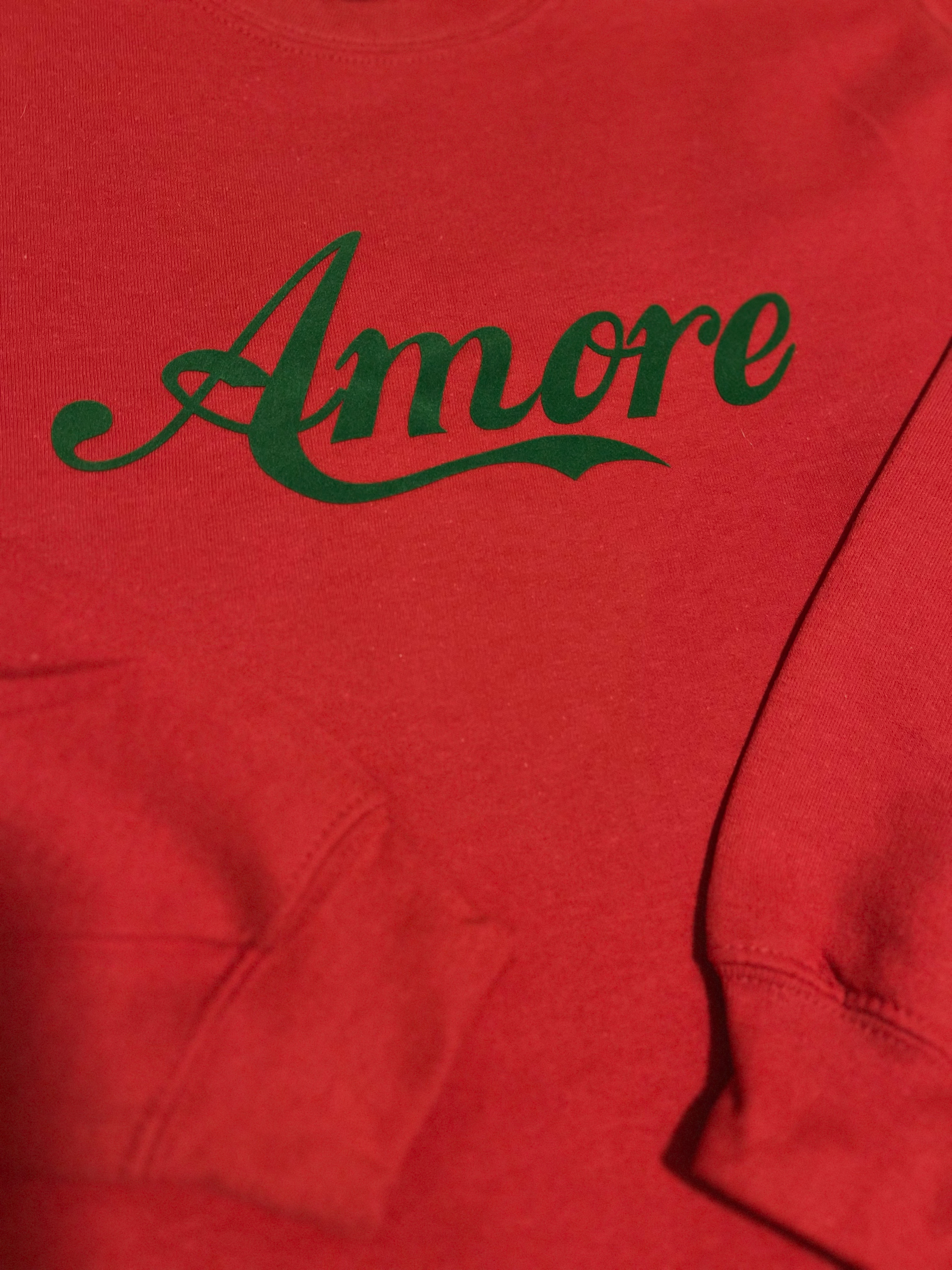 rode sweater "Amore"